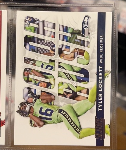 2017 Score #17 Tyler Lockett Color Rush — front