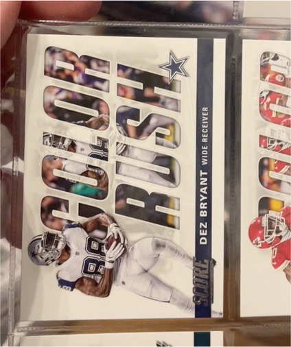 2017 Panini Score Color Rush #14 Dez Bryant — front