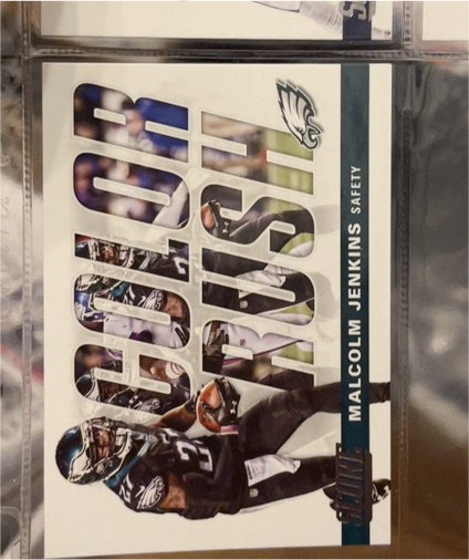 2017 Score Color Rush #18 Malcolm Jenkins — front