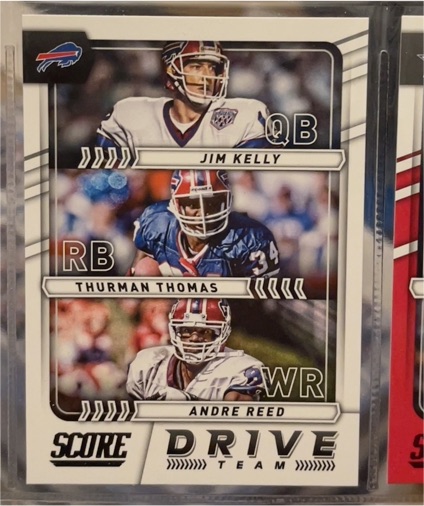 2017 Score #9 Drive Team Jim Kelly Thurman Thomas Andre Reed — front