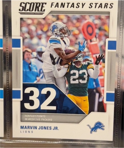 2017 Panini Score Football #3 Marvin Jones Jr. — front