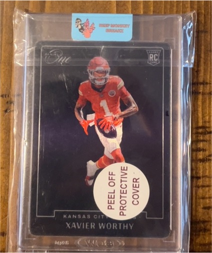 2024 Panini One #BS-XWY Xavier Worthy — front