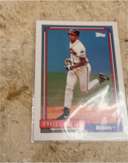 1992 Topps #80 David Justice — front