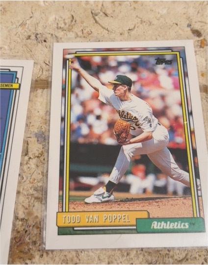 1992 Topps #142 Todd Van Poppel — front