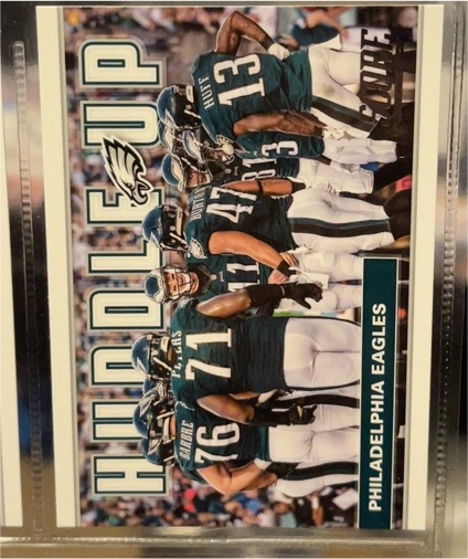 2017 Score #3 Huddle Up Philadelphia Eagles — front