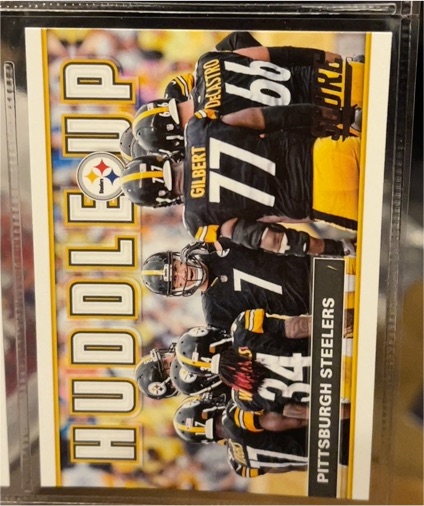 2017 Panini Score Huddle Up #9 Ben Roethlisberger — front