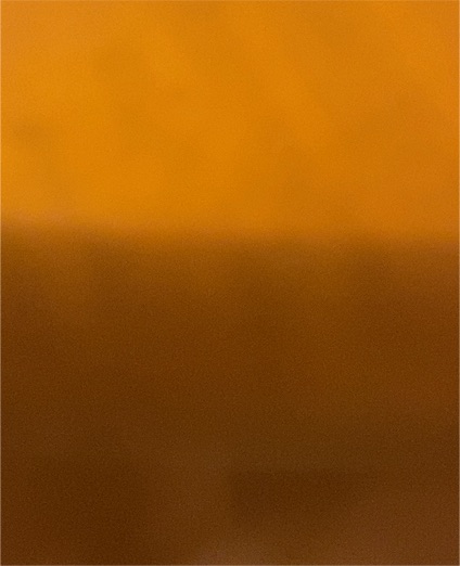 WISSMACH GLASS MEDIUM AMBER CATHEDRAL (Small 8" x 12") — front