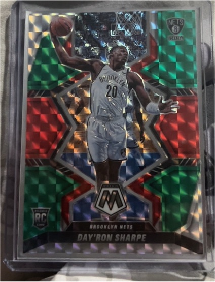 2021-22 Panini Mosaic #227 Day'Ron Sharpe — front