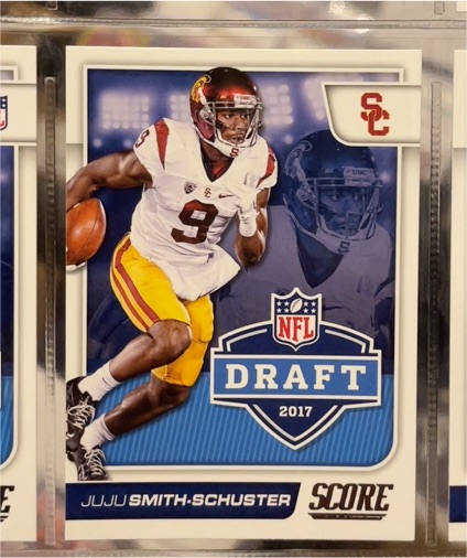 2017 Panini Score NFL Draft #5 JuJu Smith-Schuster — front