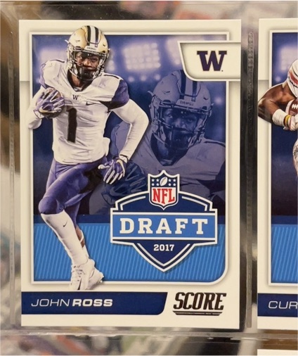 2017 Score NFL Draft #11 John Ross — front