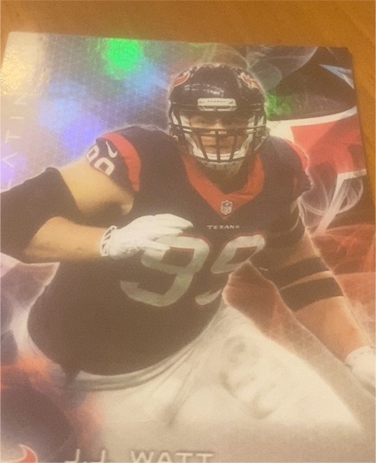 2014 Topps Fire #98 J.J. Watt — front