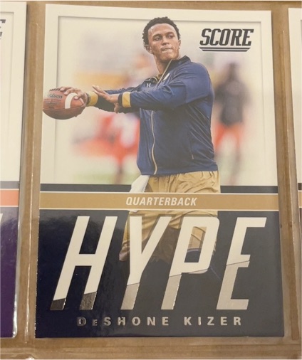 2017 Score #5 DeShone Kizer Hype — front