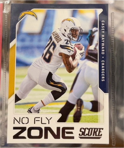 2017 Score No Fly Zone #5 Casey Hayward — front