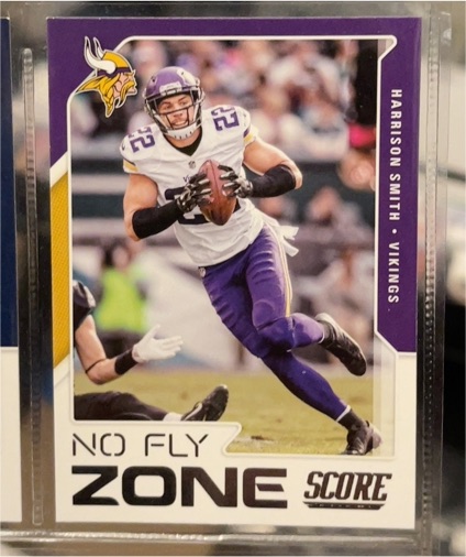 2017 Score No Fly Zone #3 Harrison Smith — front