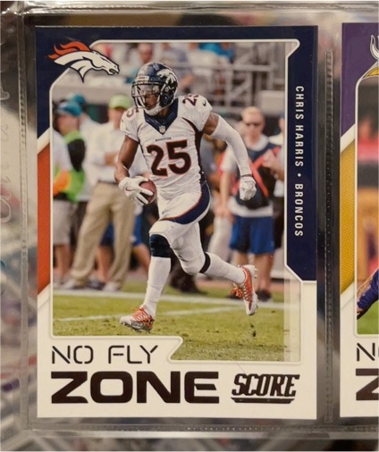 2017 Panini Score No Fly Zone #7 Chris Harris — front