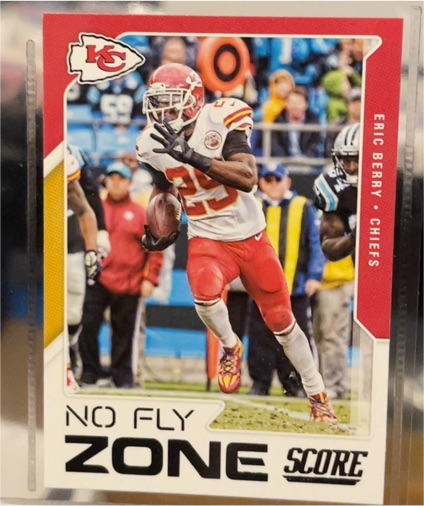 2017 Panini Score #12 Eric Berry No Fly Zone — front