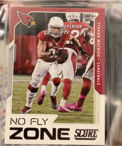 2017 Panini Score No Fly Zone #13 Tyrann Mathieu — front