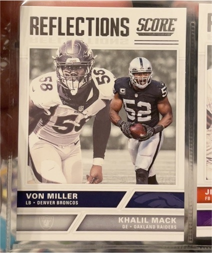 2017 Score #5 Khalil Mack / Von Miller Reflections — front