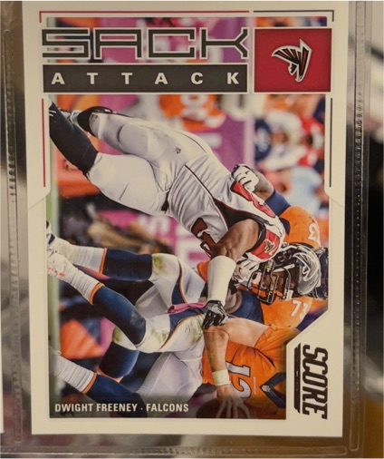 2017 Panini Score Sack Attack #9 Dwight Freeney — front