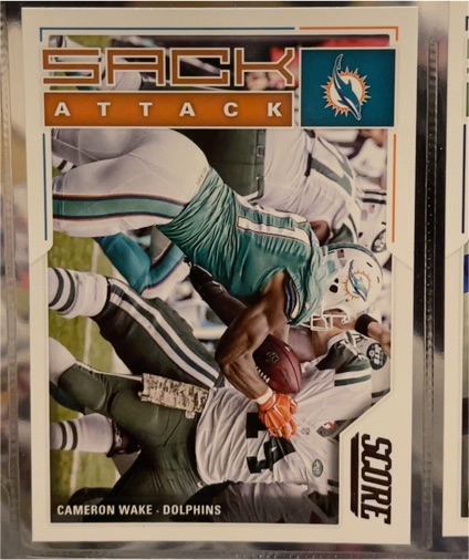 2017 Panini Score Sack Attack #7 Cameron Wake — front