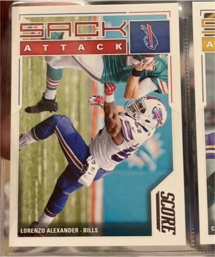 2017 Panini Score Sack Attack #4 Lorenzo Alexander — front