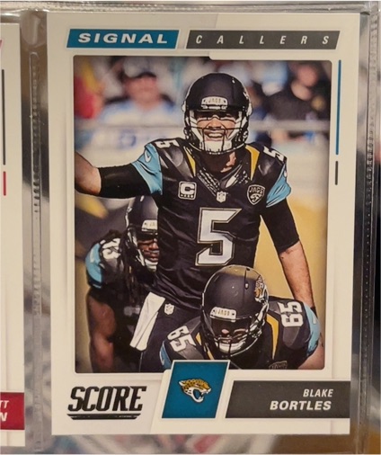 2017 Score #9 Blake Bortles Signal Callers — front