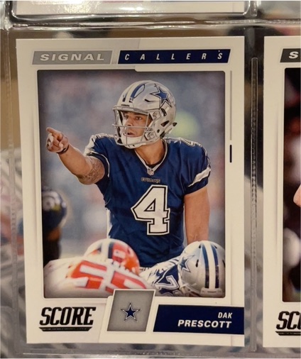 2017 Score #7 Dak Prescott Signal Callers — front