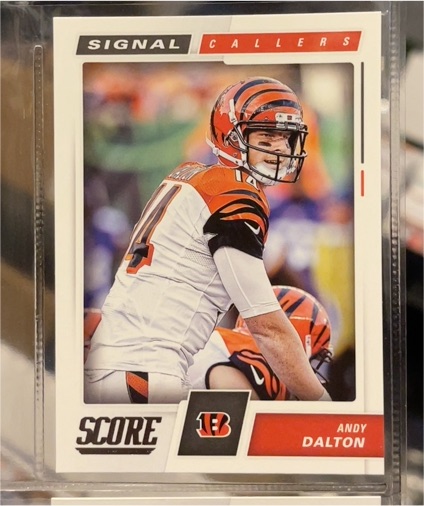 2017 Panini Score Signal Callers #6 Andy Dalton — front