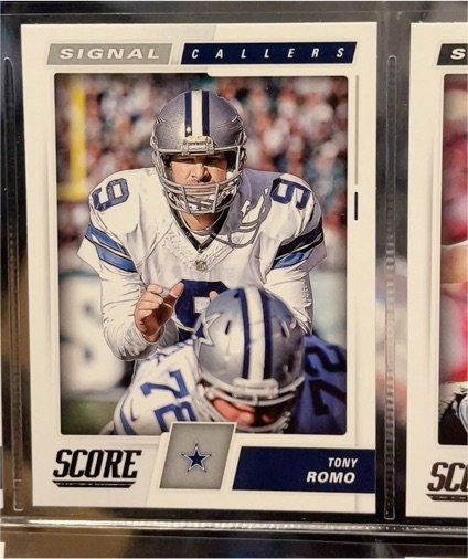 2017 Score Signal Callers #2 Tony Romo — front