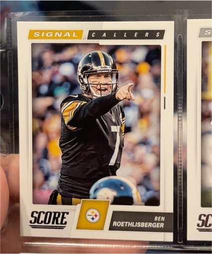 2017 Score #1 Ben Roethlisberger Signal Callers — front