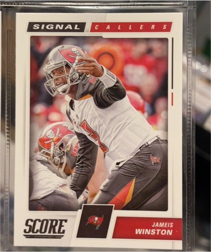 2017 Panini Score #19 Jameis Winston Signal Callers — front