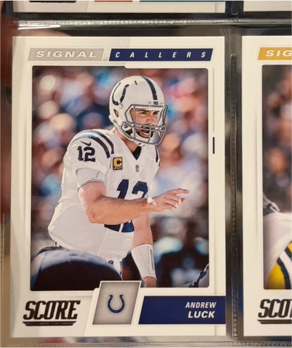 2017 Score Signal Callers #16 Andrew Luck — front
