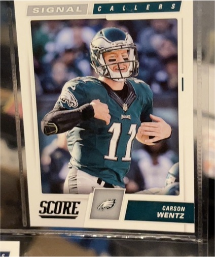 2017 Score Signal Callers #25 Carson Wentz — front