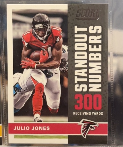 2017 Score #11 Julio Jones Standout Numbers Atlanta Falcons — front