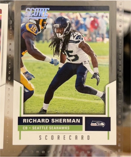 2023 Score #187 Richard Sherman — front