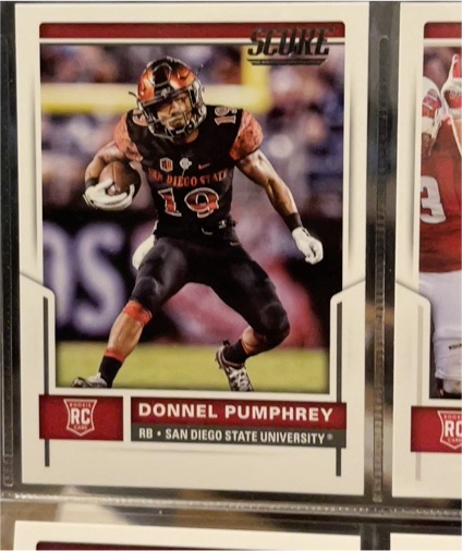 2017 Panini Score #335 Donnel Pumphrey — front