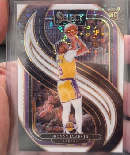 2024-25 Panini Select #179 Bronny James Jr — front