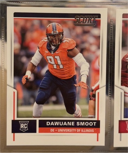 2017 Score #332 Dawuane Smoot — front