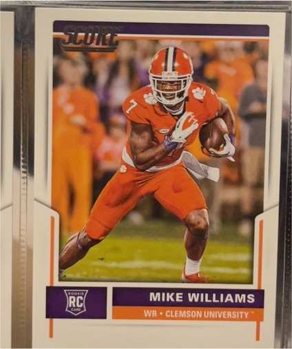 2017 Panini Score #369 Mike Williams — front