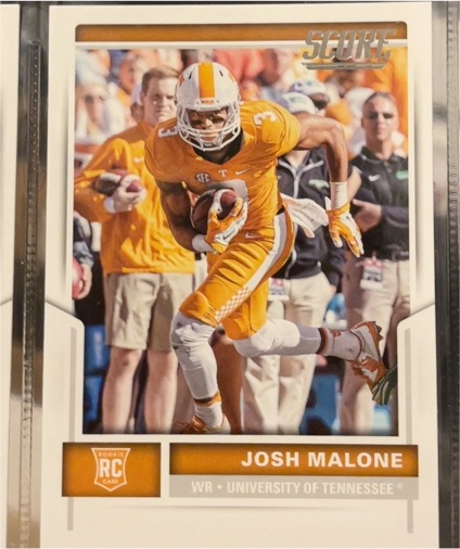 2017 Panini Score #366 Josh Malone — front