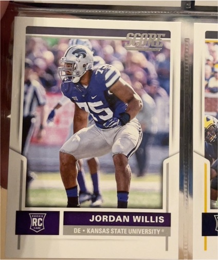 2017 Panini Score #364 Jordan Willis — front