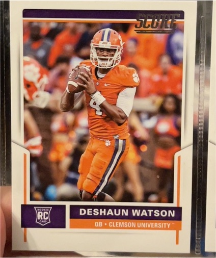 2017 Panini Score #361 Deshaun Watson — front