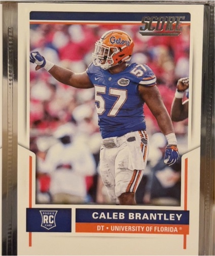2017 Panini Score #360 Caleb Brantley — front