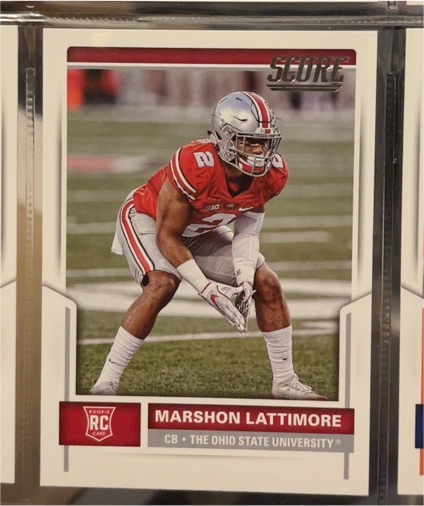 2017 Panini Score #359 Marshon Lattimore Rookie — front
