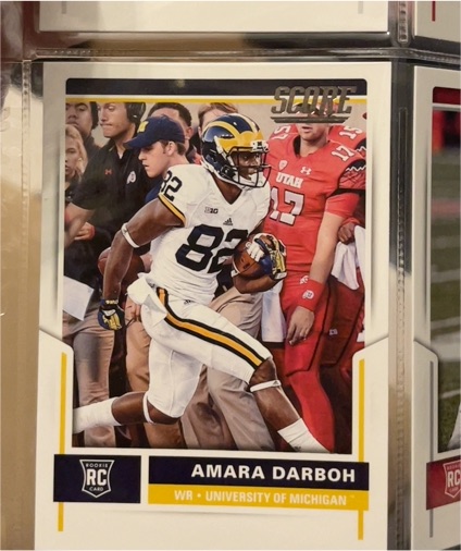 2017 Score #358 Amara Darboh — front