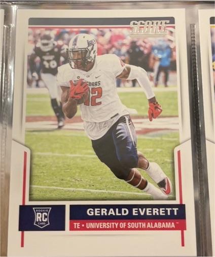 2017 Score #356 Gerald Everett — front