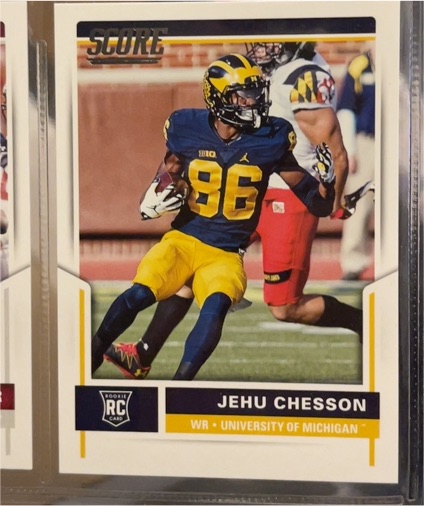 2017 Panini Score #378 Jehu Chesson — front