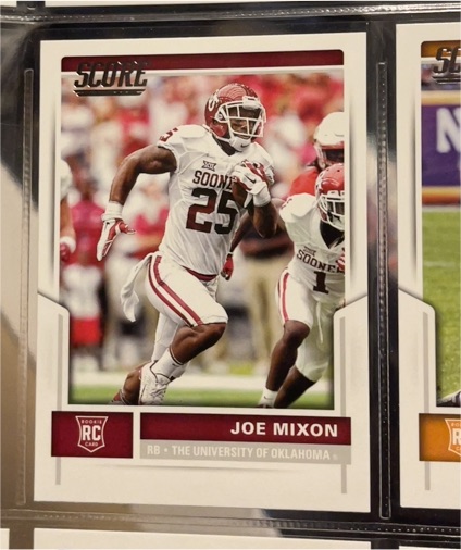 2017 Panini Score #374 Joe Mixon — front