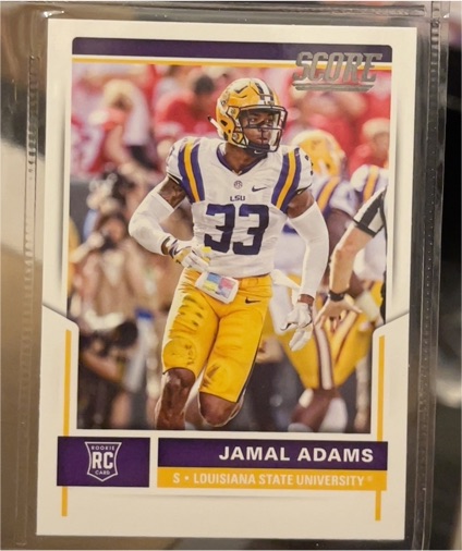 2017 Score #387 Jamal Adams Rookie Card — front