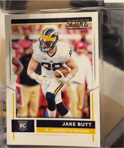 2017 Score #385 Jake Butt Rookie Card — front